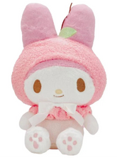 Meet the Pink Fruit Cape My Melody Plushie, a delightfully sweet addition to your kawaii collection. This adorable My Melody comes dressed in a charming fuzzy pink hooded cape that captures the essence of summer sweetness. The playful design features a cute bow accent in front, making this plushie the perfect blend of My Melody's classic charm and fruity fun. This collector-worthy plushie transforms our favorite Sanrio friend into a refreshing delight.